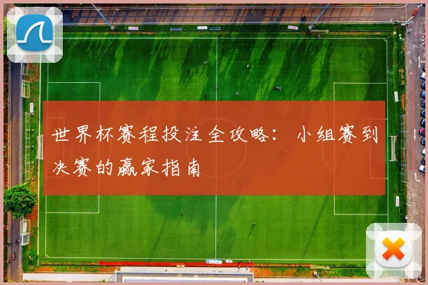 世界杯赛程投注全攻略：小组赛到决赛的赢家指南